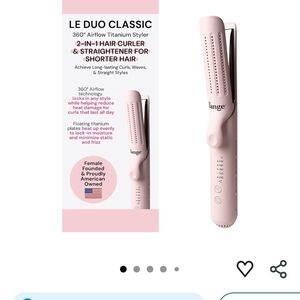 Lange Le Duo Classic Hair Styler - Soft Pink